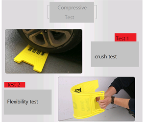Panneau de signalisation routière flexible jaune portable à énergie solaire pour le trafic routier - Product Image 5