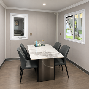 Maison conteneur extensible <span class=keywords><strong>de</strong></span> 20 pieds, suite <span class=keywords><strong>de</strong></span> jardin préfabriquée, maison d'hôtes modulaire à double aile pour cour privée et villa - Product Image 4