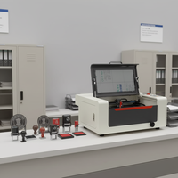 Machine à fabriquer des tampons photopolymères et à graver au laser pour tampons en acrylique, bois, caoutchouc - CNC haute précision refroidi par eau