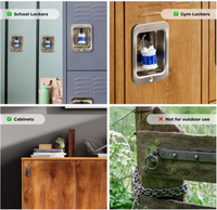 Serrure à combinaison de mots Master Lock, définissez votre propre serrure de lettre de mot.