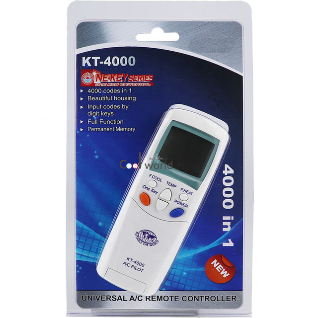 KT-4000 One-Key Universal AC Air Conditioner Remote Control 4000 in 1 Remote Controller