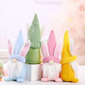 Wholesale <strong>Easter</strong> Bunny Gnome Plush Elf Decor Handmade Swedish Rabbit Tomte Spring <strong>Easter</strong> Gift Home Table <strong>Ornament</strong> - Product Image 6