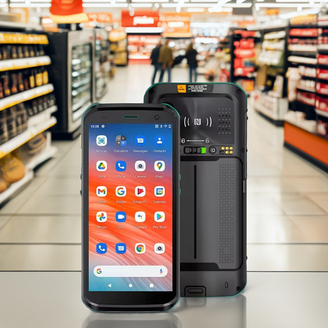 5G Industrial Android PDA Handheld Rugged Terminal IP68 WIFI NFC RFID 2D Barcode PDSA Devices Android 14 Stock 13.56MHz Reader