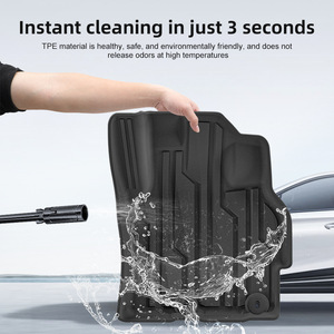 Tapis de sol et revêtements de cargaison en TPE 100% écologiques sur mesure pour Mitsubishi <span class=keywords><strong>Mirage</strong></span> (Colt) de 2011 à 2023-Tous temps, imperméables - Product Image 4