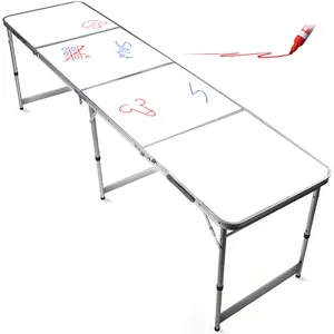 Xách Tay Có Thể Gập Lại Tùy Chỉnh Trực Tiếp In Ấn Tùy Chỉnh Trống Bảng Trắng Vẽ Chơi Trò Chơi Nhôm Gấp Bia <span class=keywords><strong>Pong</strong></span> Bảng - Product Image 1