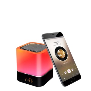 Tốt nhất bán giải trí tiếng ồn trắng máy RGB LED loa 5 Wát Đồng hồ báo thức cho 5.3 Home theatre bé Pin máy tính - Product Image 1