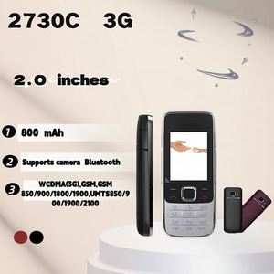 Téléphone portable classique NK 2730 3G débloqué double SIM 2,0 pouces 800 mAh BT FM MP3 MicroSD – Vente en gros, pas cher - Product Image 2