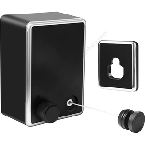 Corde à linge murale rétractable en fil d'acier inoxydable à rebond lent, sans perçage, pour accessoires vestimentaires en gros - Product Image 1