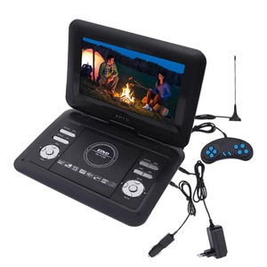 Reproductor de DVD portátil inteligente multiformato con pantalla giratoria para uso en el coche y en el hogar, batería recargable, compatible con tarjetas USB y SD, vídeo HD - Product Image 5