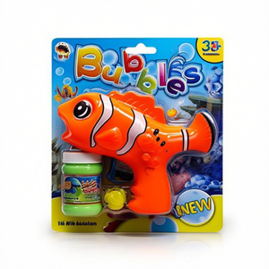 Pistola Sparabolle Bubble Fish 18x21.3x6cm Per Bambini 3+ Con Soluzione - Product Image 2