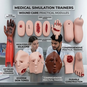 <span class=keywords><strong>Kit</strong></span> de simulation de plaies traumatiques portable 16 pièces pour amputation ou fracture ouverte, pour laboratoire de compétences infirmières CE ISO ROHS CNAS - Product Image 1