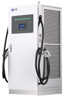 Nouvelle borne de recharge électrique haute puissance DC 240 kW à montage au sol, intégrée avec doubles connecteurs, chargeur EV pour Tesla, Audi, Byd
