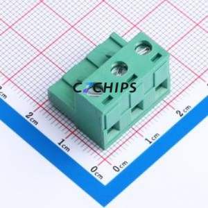 KH-ZBK300R-3P-7.62G Plug-in Terminal Block Through hole Component (THT),P=7.62mm Connector 7.62mm Green 3P 1 - Product Image 1