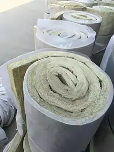 KAIHUA Fire CE Certificate Asbestos Insulation Rock Wool Felt Roll Rock Wool Blanket