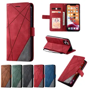 Premium Real Luxury Leather Case Cards Book Protect Cover For iPhone 15 Pro Max Stand Flip Wallet Cell Phone Case