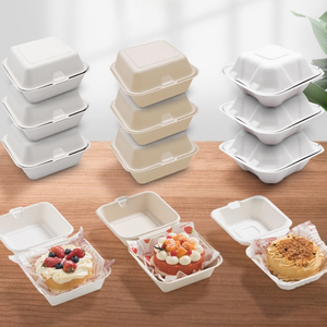 Fournisseur de boîtes à hamburgers jetables écologiques, emballage de boîtes à emporter, emballage personnalisé en papier biodégradable, emballage alimentaire pour hamburgers - Product Image 6