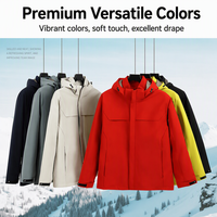 Veste imperméable à capuche unisexe à coque rigide avec rembourrage en coton intégré, coupe-vent, manteau d'hiver pour la randonnée, le camping et les activités de plein air