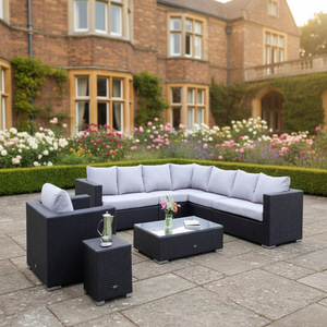 Audu Mauritius - Ensemble <span class=keywords><strong>de</strong></span> meubles <span class=keywords><strong>de</strong></span> <span class=keywords><strong>jardin</strong></span> modernes en rotin <span class=keywords><strong>de</strong></span> grande taille pour hôtels, cours, parcs, fermes - Confortable - Product Image 2