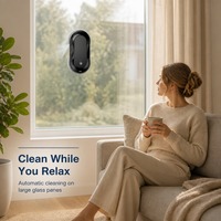 Robot de nettoyage de vitres électrique automatique, nettoyeur de vitres professionnel avec télécommande 2.4G pour usage domestique et commercial