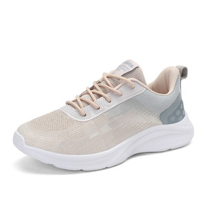 Chaussures de sport tendance, légères et décontractées pour femmes, avec empeigne double maille, idéales pour la marche et la course - Product Image 1
