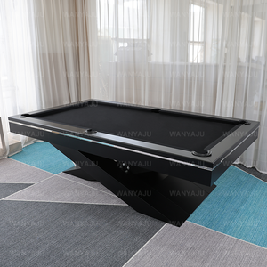 Villa de interior más popular, mesa de <span class=keywords><strong>billar</strong></span> de estilo moderno, cama de pizarra de alta calidad, mesa de <span class=keywords><strong>billar</strong></span> de comedor de lujo, tapa de <span class=keywords><strong>ping</strong></span> <span class=keywords><strong>pong</strong></span> - Product Image 5
