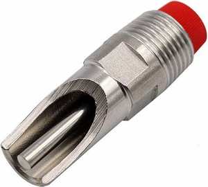 Bebedero automático de acero inoxidable para cerdos, bebedero para fuentes de pezones, sombrero rojo para cerdas, lechones - Product Image 1