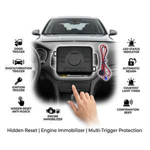 Système d'alarme de voiture TRF 12V OEM d'usine, anti-hijacking, immobilisateur moteur, compatible avec la télécommande d'origine - Product Image 3