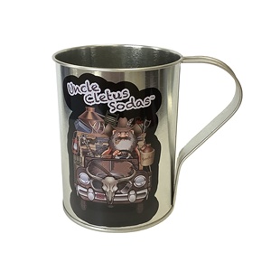 <strong>Tin</strong> Cup with Handle Metal <strong>Pencil</strong> Cup Promotion Cup <strong>Tin</strong> - Product Image 1