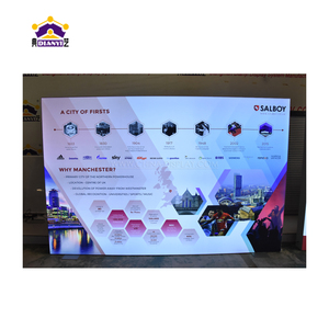 フロアスタンディングバックライトテンションファブリックライトボックスモダンエキシビションライトボックス20x20トレードショーブースディスプレイ - Product Image 3