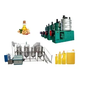 100Ton cooking oil milling machine refinery groundnut oil extraction machine peanut oil production line