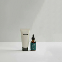 Ensemble de flacons de shampoing, gel douche et sérum pour le soin de la peau, personnalisables, haut de gamme, durables, emballage cosmétique écologique