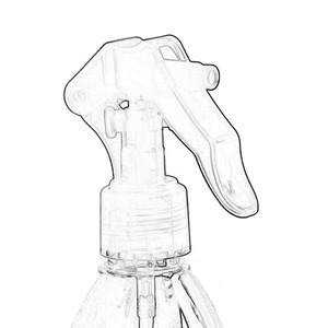 Bouteille pulvérisatrice transparente de 200 ml avec pompe manuelle en plastique PET pour l'arrosage des plantes de jardin et la distribution d'alcool - Product Image 5