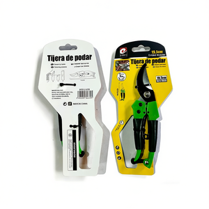 Tijeras para árboles Erpsl de 19,5 cm con cabezal curvo recubierto de vinilo negro para jardinería - Product Image 1