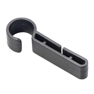 Clips de fixation en plastique pour lampe frontale, crochets antidérapants noirs pour accessoires de casque, unisexe - Product Image 5