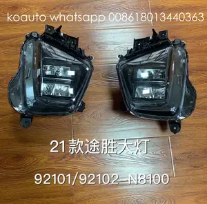 Czkoauto - Acessório automotivo para farol dianteiro, farol com luz frontal para Hyundai Tucson 2022 2021 2023 2024