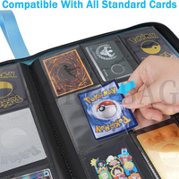 Vente en gros 4 9 poches épée bouclier Charizard Pikachu peluche Tcg manches support dossier jeu carte à collectionner Album carte
