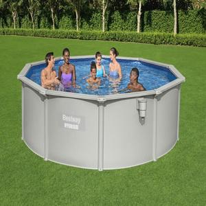 Bestway 56384 TACO de Vòng kim loại khung thép không gỉ trên mặt đất hồ bơi & Phụ kiện gia đình hồ bơi ngoài trời - Product Image 3