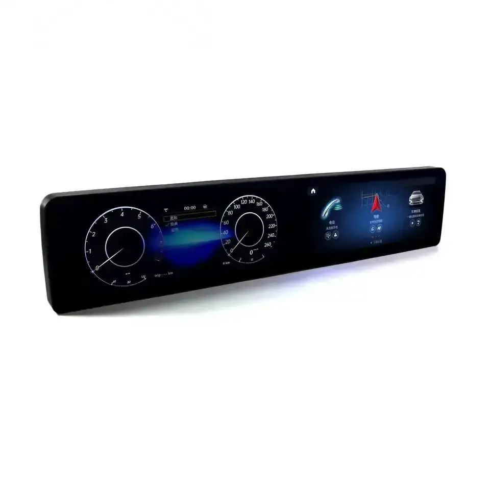 New Design 12.3 inch For Mercedes Benz S class W221 To W222 Dual Screen Android Radio Cluster Digital Instrument Stereo Upgrade