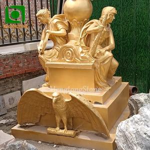 รูปปั้นพระราชินีวิกตอเรียโบราณของสหรัฐอเมริกา ทำจากทองสัมฤทธิ์ พร้อมรถม้าทองเหลือง งานหล่อโลหะ 3 มิติ เหมาะสำหรับตกแต่งในวันหยุดและเป็นของขวัญ - Product Image 4