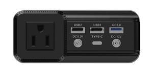 Batterie externe solaire portable Type C PD pour ordinateur portable, sortie AC 110v <span class=keywords><strong>220v</strong></span>, <span class=keywords><strong>Powerbank</strong></span> 32000 mAh avec sortie DC 12V 5A - Product Image 6