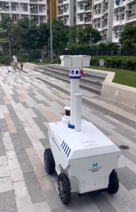 Autonomous Mobile Security Patrol <strong>Robot</strong> with Video Surveillance Camera for Plaza Patrolling - Product Image 6