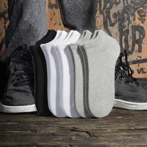 Custom Logo Mens No Show <b>Socks</b> Breathable Knitted Casual Low Cut Cotton Blend Daily Wear Soft Stretch Comfort Athletic <b>Socks</b> Top - Product Image 2