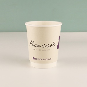 Gobelets à café, thé et boissons en papier jetables, recyclés, à double paroi, personnalisés, bon marché, 4 oz, 8 oz, 12 oz, 16 oz, 20 oz - Product Image 3