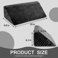 Produsen Bantal Penyangga Punggung Ergonomis Ortopedi Segitiga Busa Memori untuk Tidur Menyamping