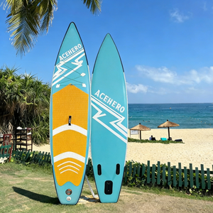 Planche de <span class=keywords><strong>paddle</strong></span> gonflable tout-terrain ACEHERO, écologique, avec <span class=keywords><strong>3</strong></span> <span class=keywords><strong>ailerons</strong></span>, en matériau Drop Stitch pour la pratique du <span class=keywords><strong>paddle</strong></span> - Product Image 4
