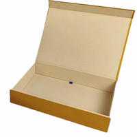 Boîte d'emballage rigide en papier enduit écologique, pliable, magnétique, avec logo personnalisé de luxe, pour vêtements, boîtes cadeaux