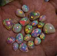 Opale d'Éthiopie naturelle, cabochons de pierres précieuses en vrac, formes variées, lot de pierres précieuses naturelles en vrac, opale de qualité supérieure