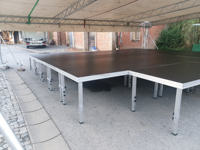 Scène/Podium portable pour événements de concert, structures en aluminium durable