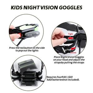 DWI Electric <strong>Spy</strong> Gear <strong>Glasses</strong> Adjustable Ski Goggles Eye protection <strong>Glass</strong> Light up Toy Kids Night Vision Goggles with Blue Light - Product Image 2