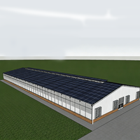 Structure en acier modulaire préfabriquée pour abri d'élevage de chèvres, poulets, vaches, chevaux - Composants de construction en acier préfabriqués